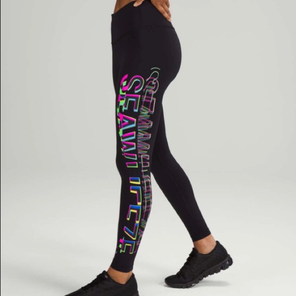 lululemon Seawheeze Speed Wunder MR Tight 28” Black Size 6 NWT